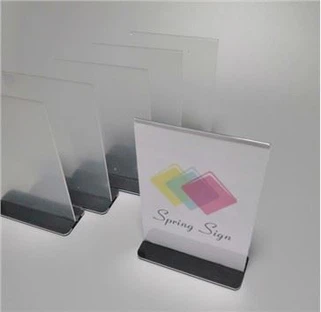 Држач за акрилни знак А4 величине, држач стола, држач ману